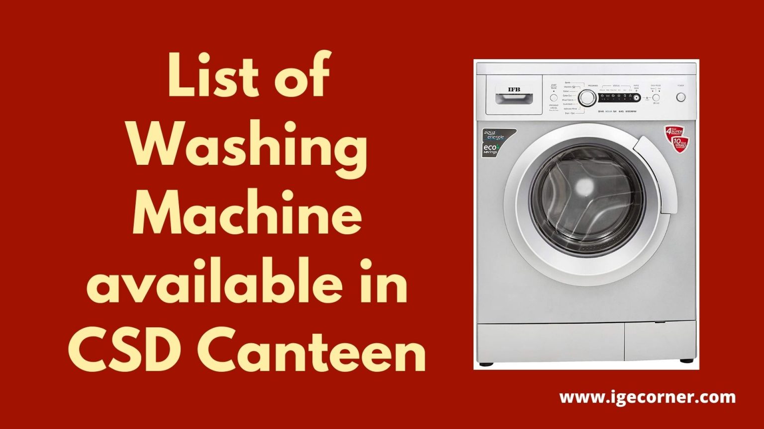 csd-list-of-washing-machine-as-on-13-july-2020-central-government