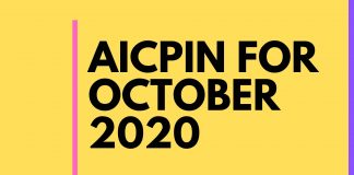 AICPIN OCTOBER 2020