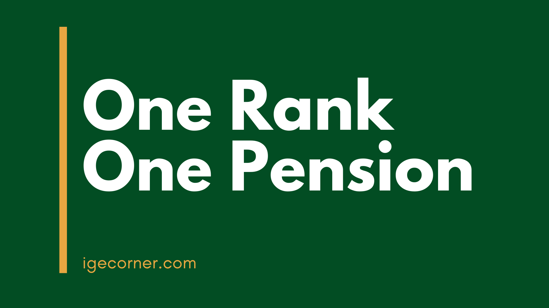 OROP Revision To The Defence Pensioners: Payment Of Arrears Before 15th March 2023 - Central Government Employees News